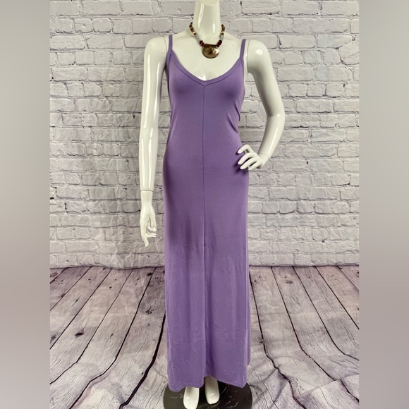 NWT Lavender  Plus Size Maxi Dress With Pockets Size Various - Picture 2 of 15